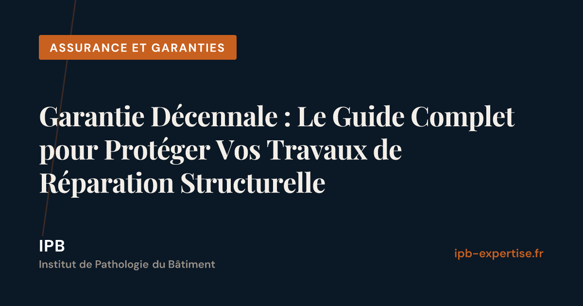Garantie Décennale Travaux Structure · Guide Complet